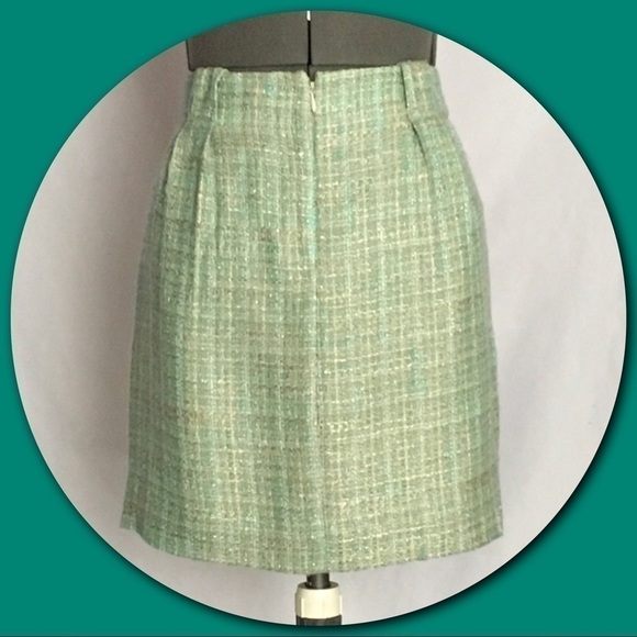 J. CREW FACTORY Surf Tweed Woven Mini Skirt Size 4 - Picture 2 of 6